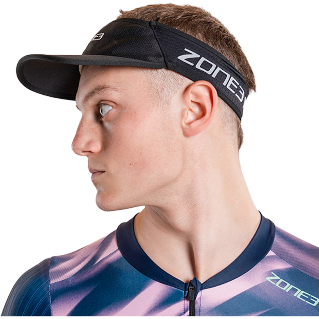 2026 ZONE3 Lightweight Race Visor RA26LWRV10 - Black